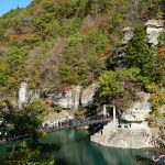 【會津若松】塔のへつり(塔崖)百萬年絕景的楓葉名所